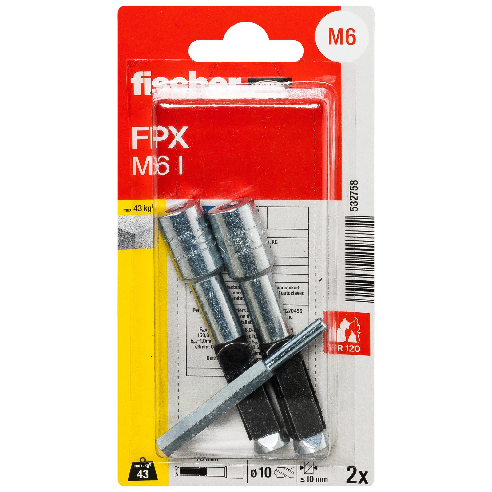 fischer Porenbetonanker FPX I K