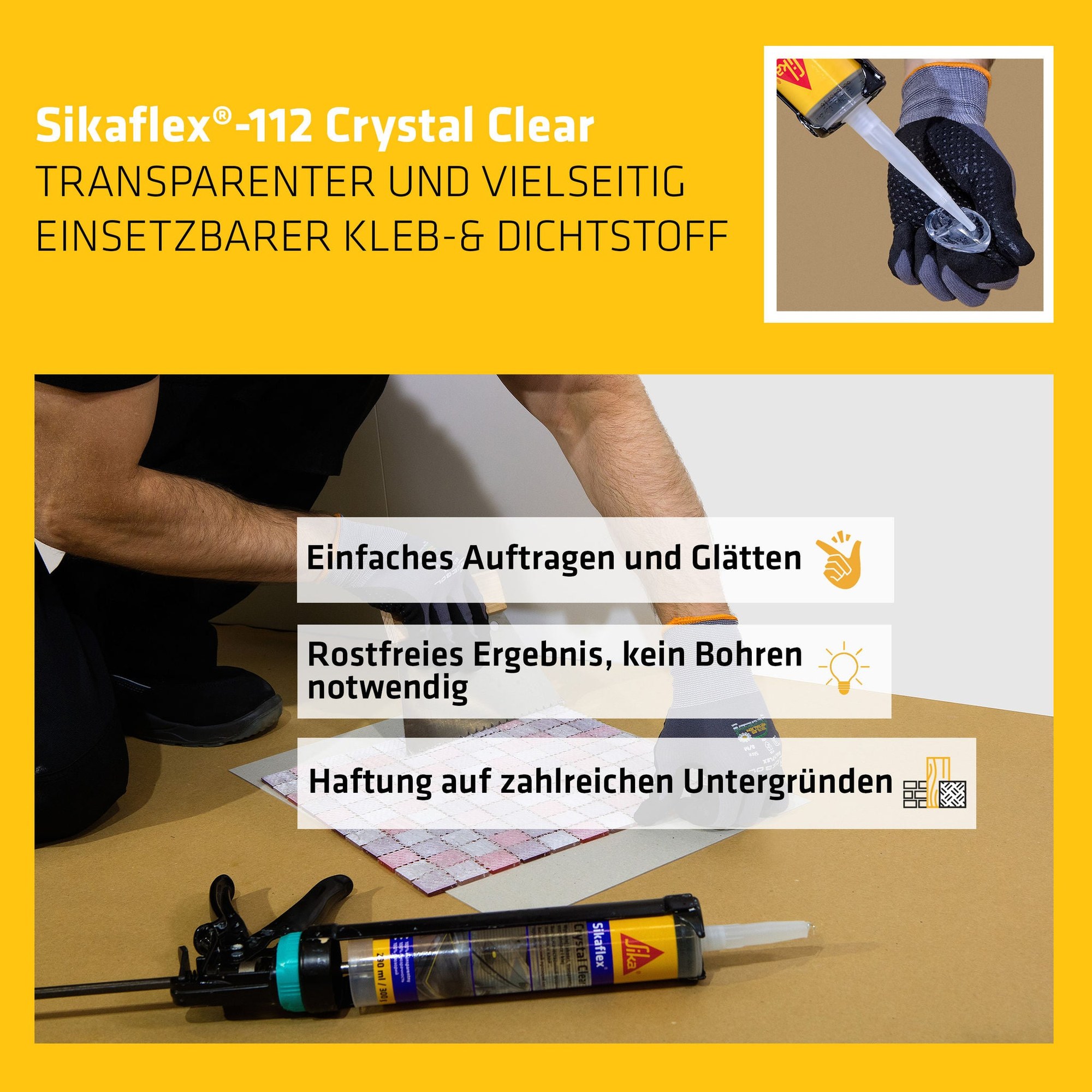 Sikaflex-112 Crystal Clear
