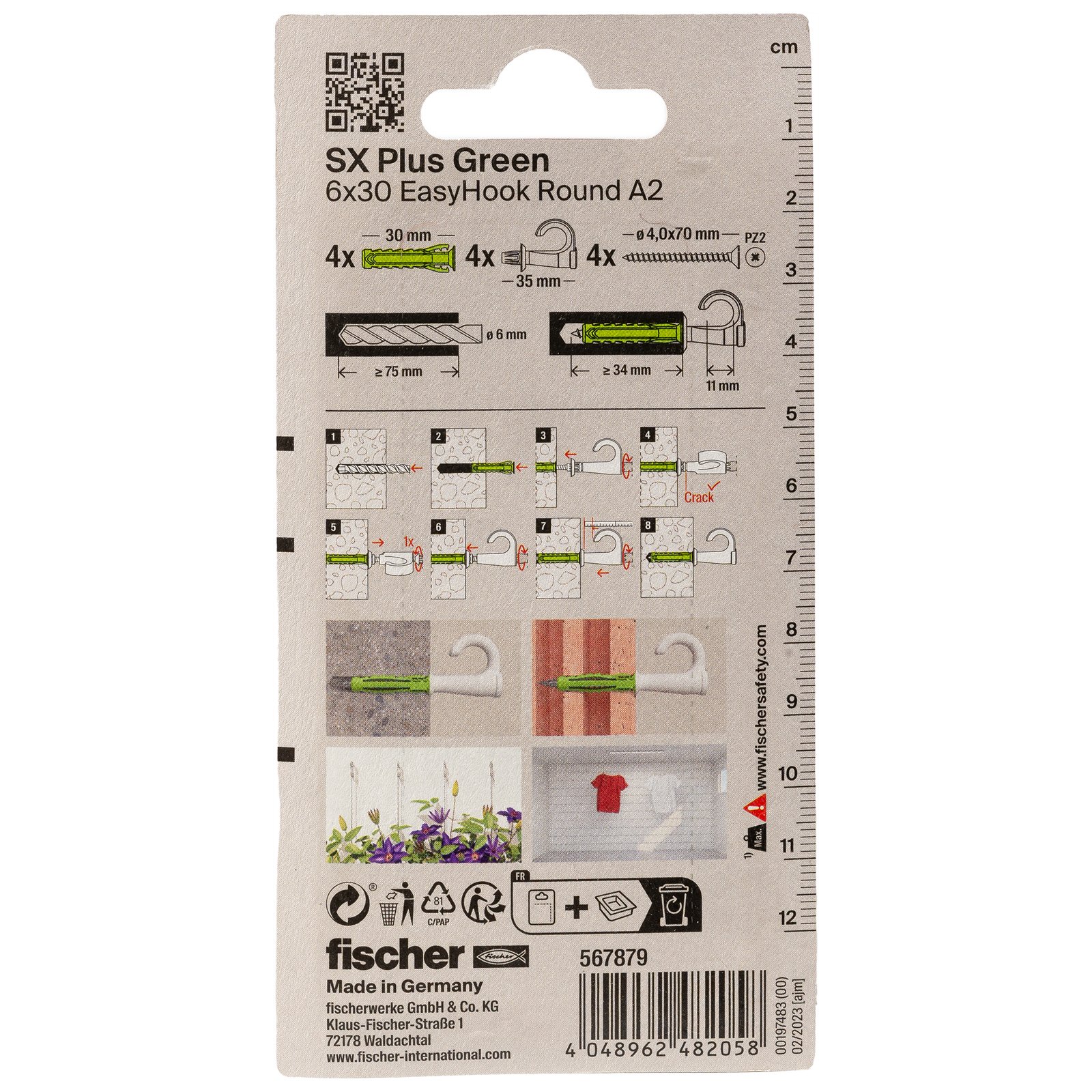 fischer SX Plus Green EasyHookRound A2 K