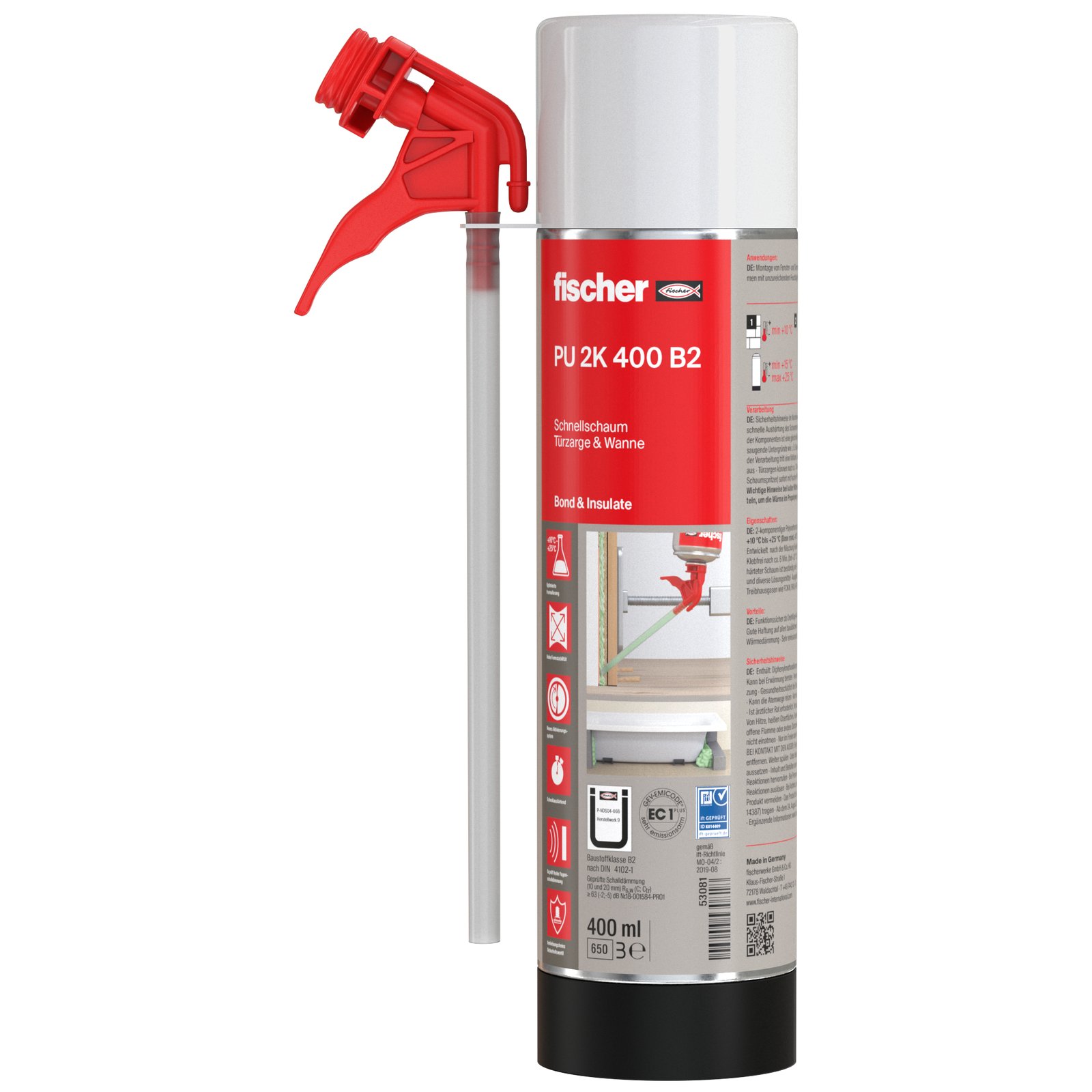 fischer Schnellschaum TürzargeWanne PU 2K