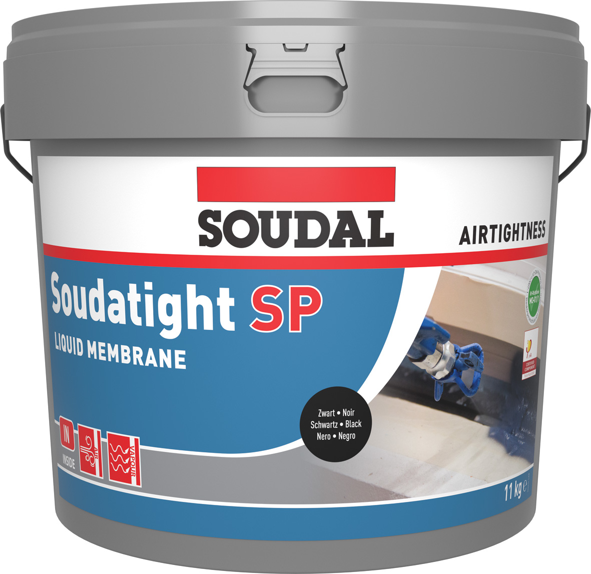 Soudatight SP - Sprühfolie Luft- und schlagregendicht