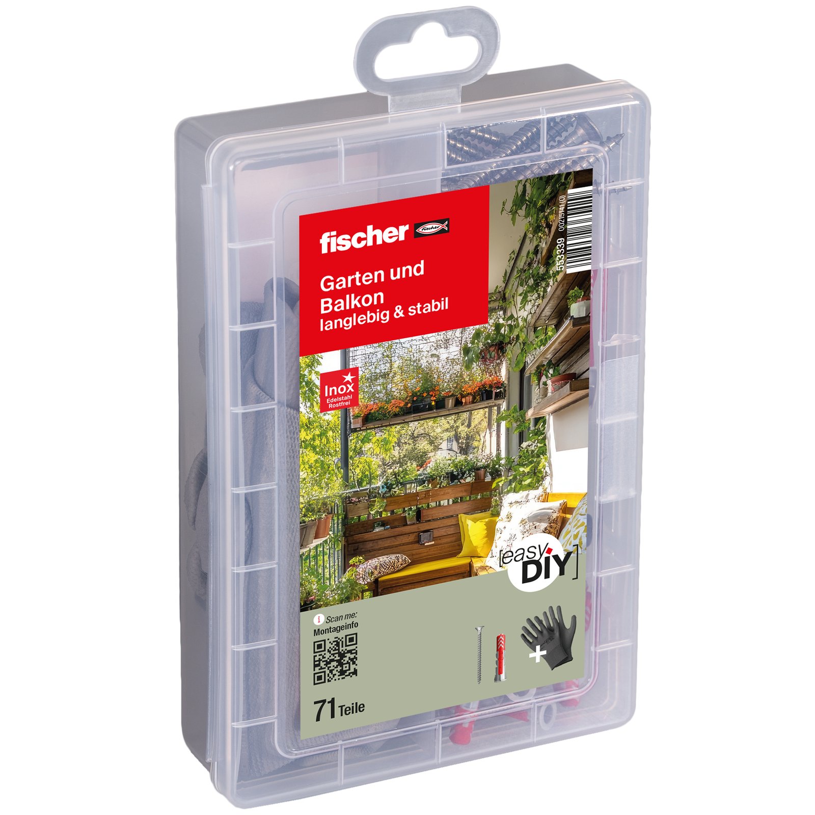 fischer EasyDIY Box Garten und Balkon