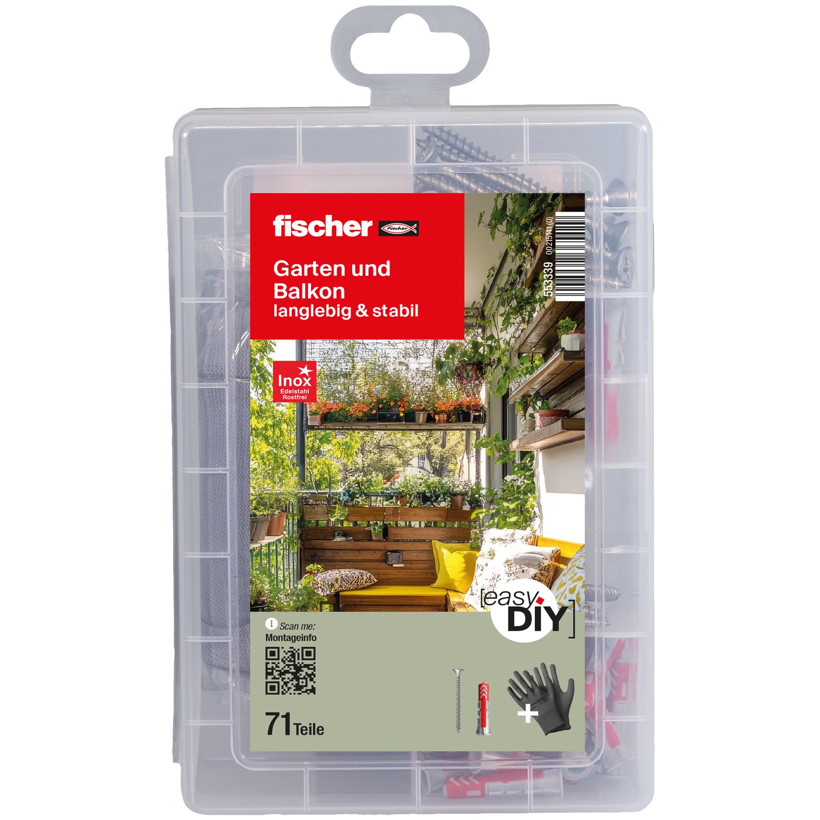 fischer EasyDIY Box Garten und Balkon