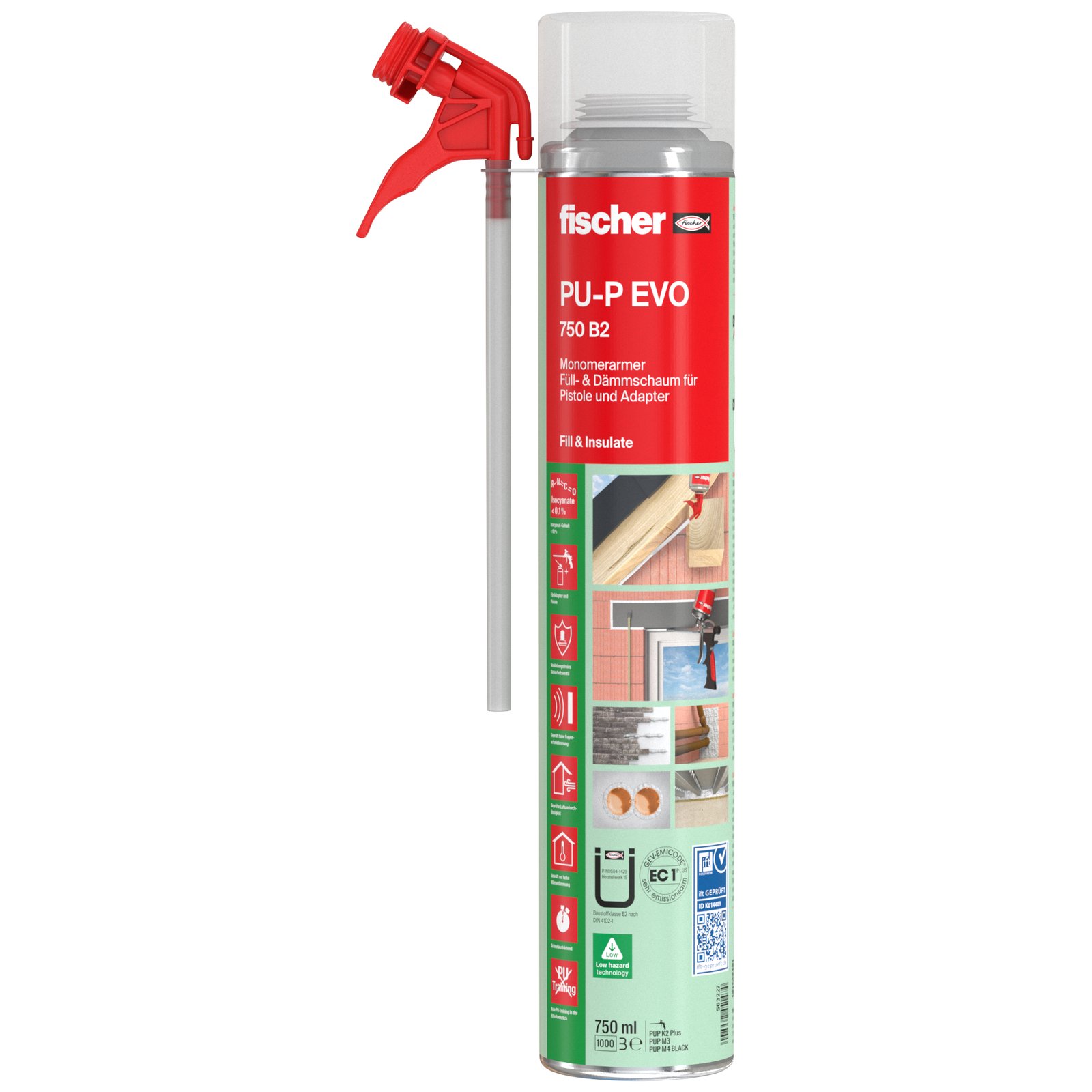 fischer Monomerarmer PU-Schaum PU-P EVO