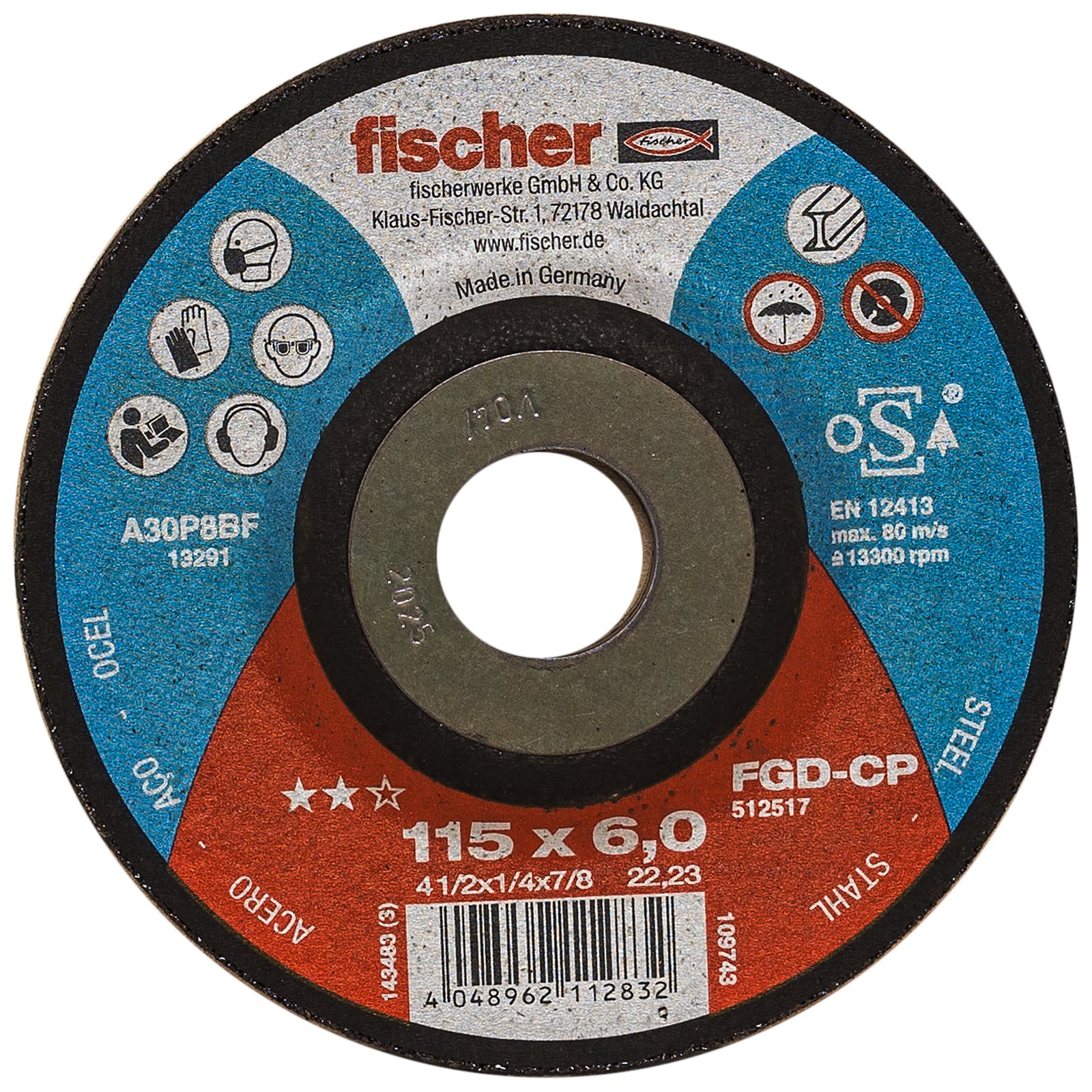 fischer Schleifs. FGD-CP gekröpft Carbon
