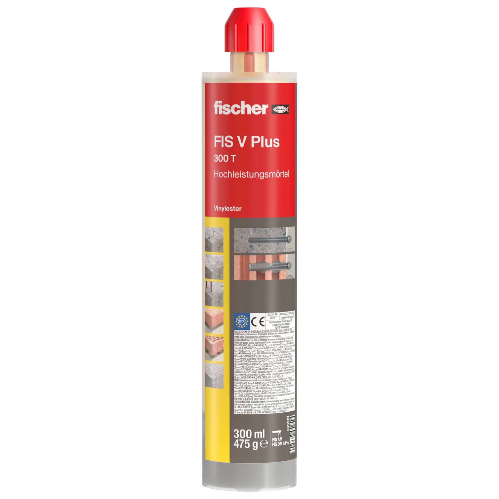 fischer Hochleistungsmörtel FIS V Plus T