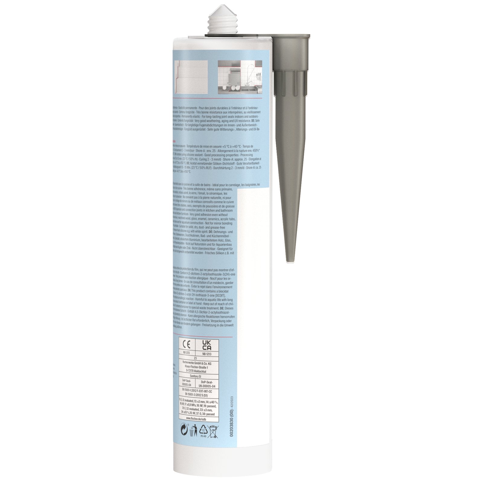 fischer Sanitärsilikon Sanitary Pro SI san