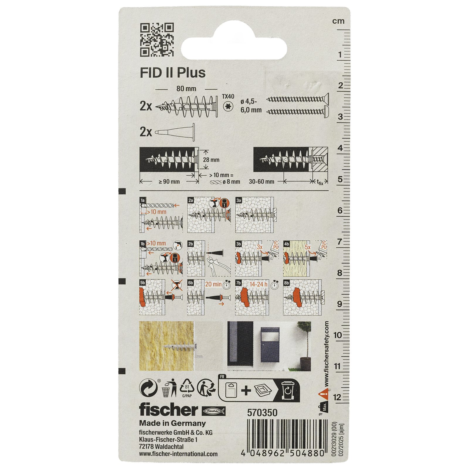 fischer Dämmstoffdübel FID II Plus K