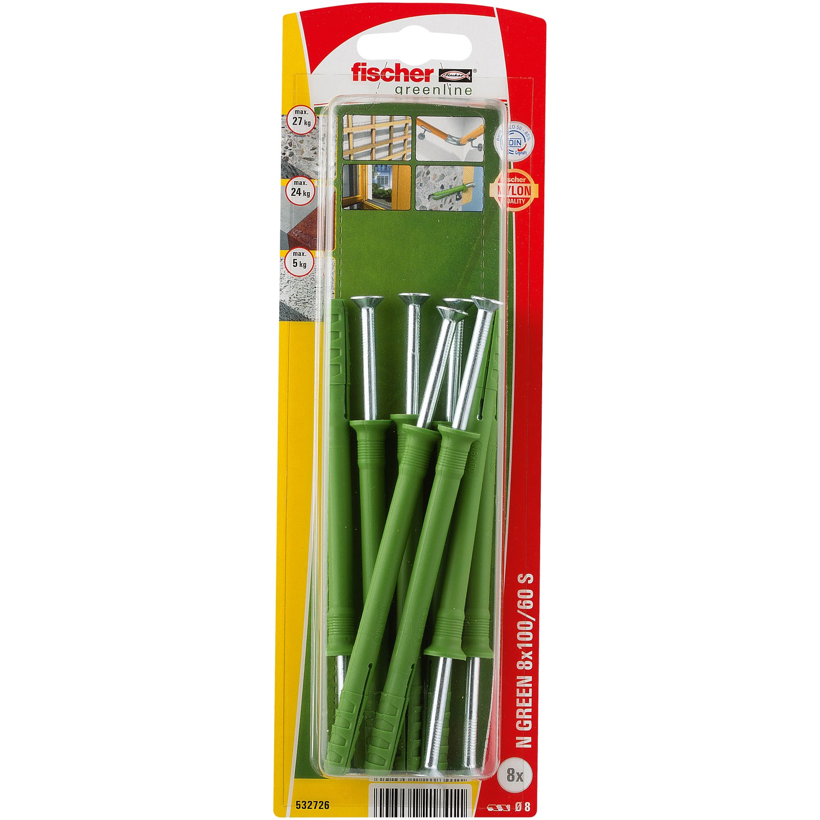 fischer Nageldübel N Green S K