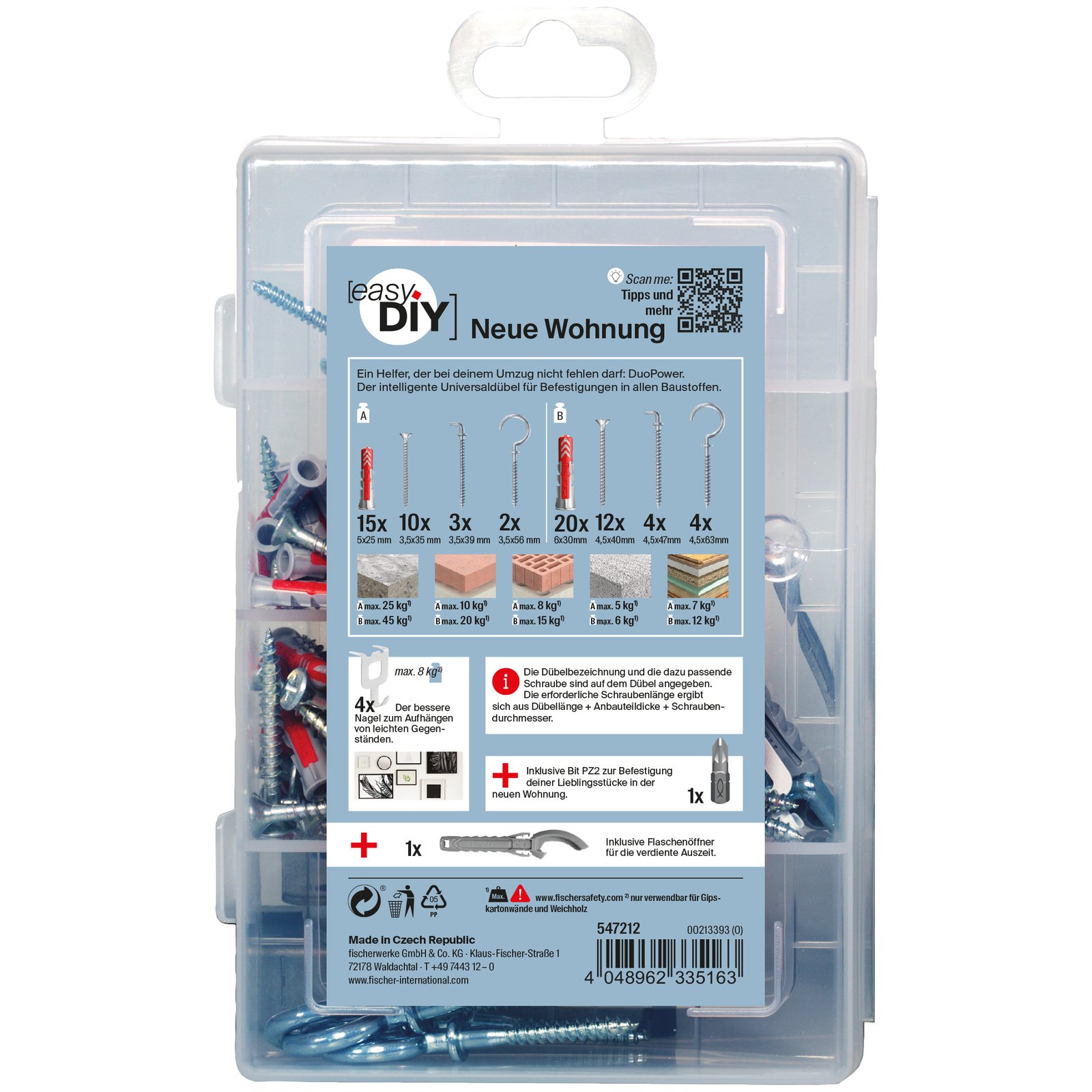 fischer EasyDIY Box Neue Wohnung
