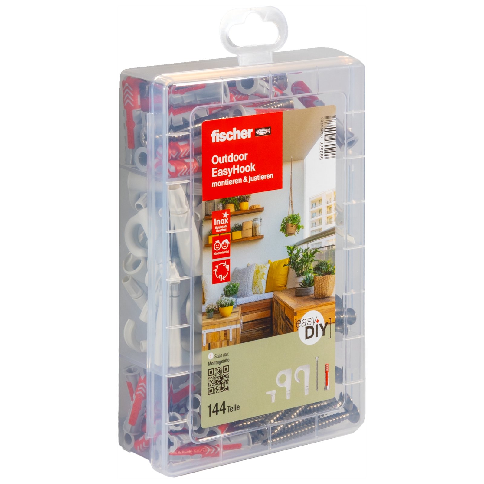 fischer EasyDIY Box Outdoor EasyHook